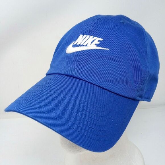 Nike Other - Nike Sportswear Club Cap Size Medium/Large Adjustable Dad Hat Blue Twill